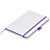 purple tundra A5 hard cover notebook