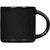 black ceramic mug