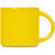 yellow ceramic mug