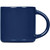 dark navy blue ceramic mug