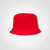 red bucket hat
