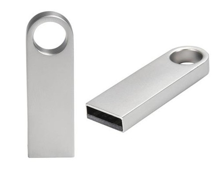 mini metal silver usb flash drive