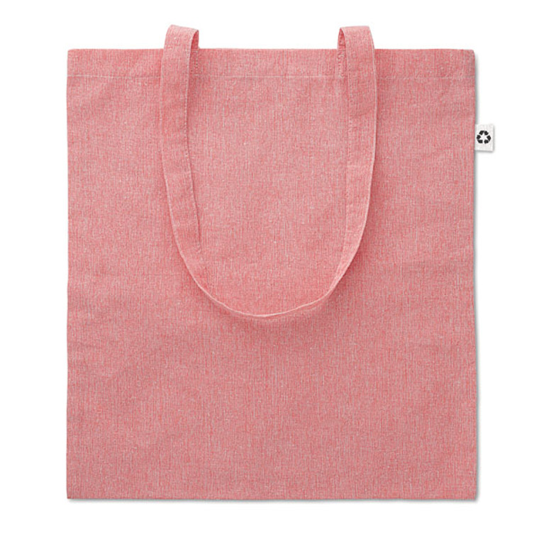 pink cotton tote bag
