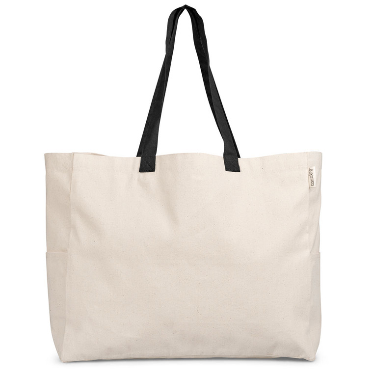 large cotton beach bag