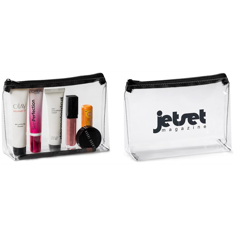 clear transparent cosmetic bag