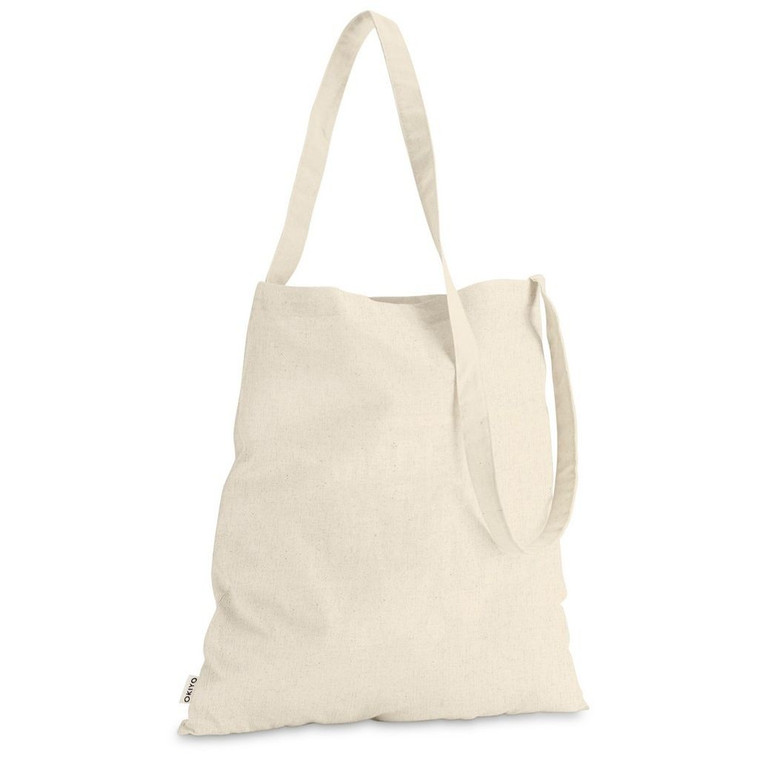 natural cotton sling tote bag