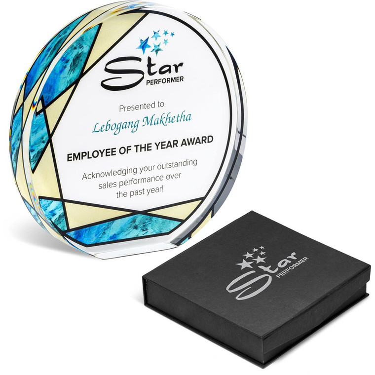 crystal award printing