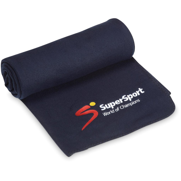 navy blue fleece blanket