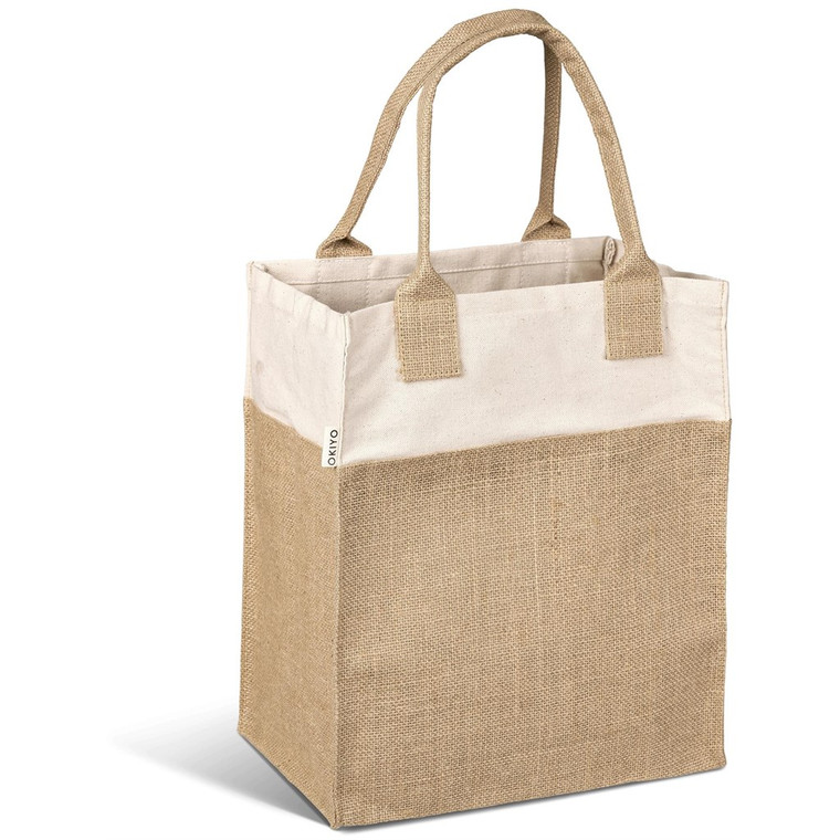 jute and cotton shopper bag