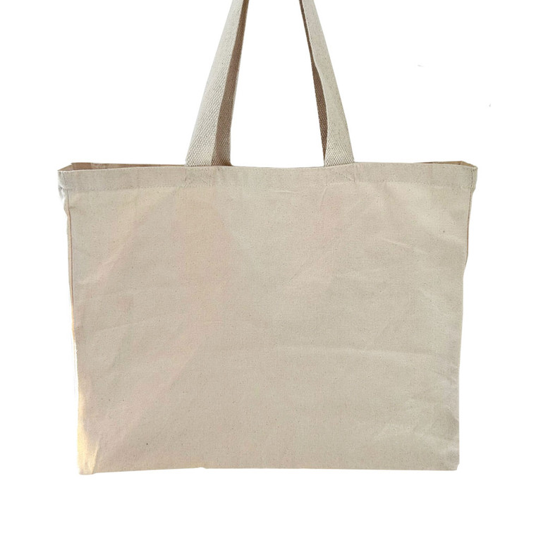 large thick cotton tote bag