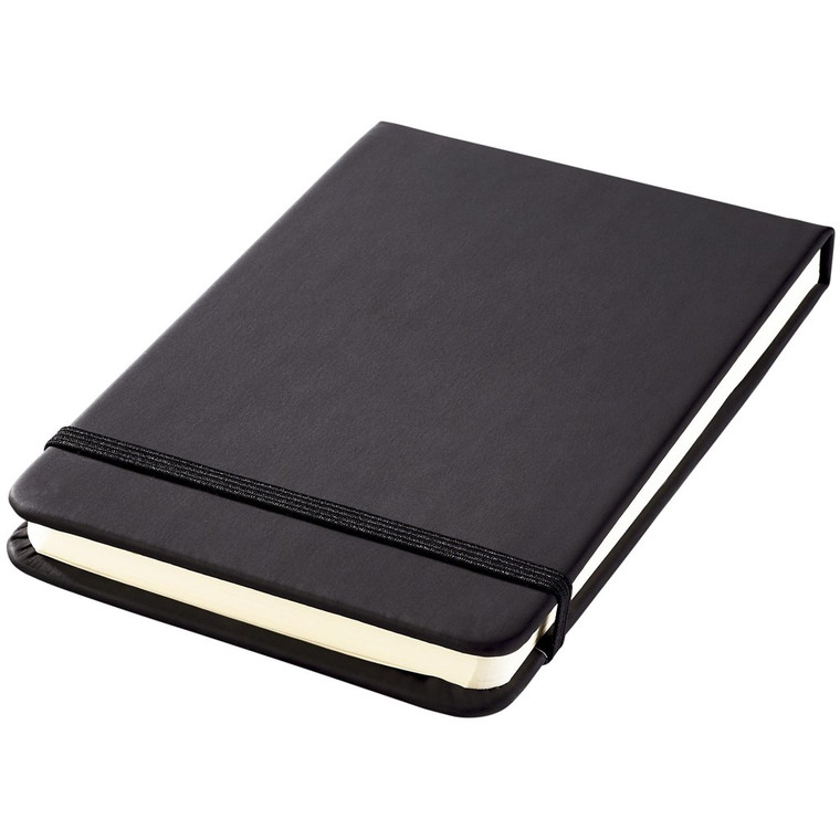 pocket size hard cover notebook