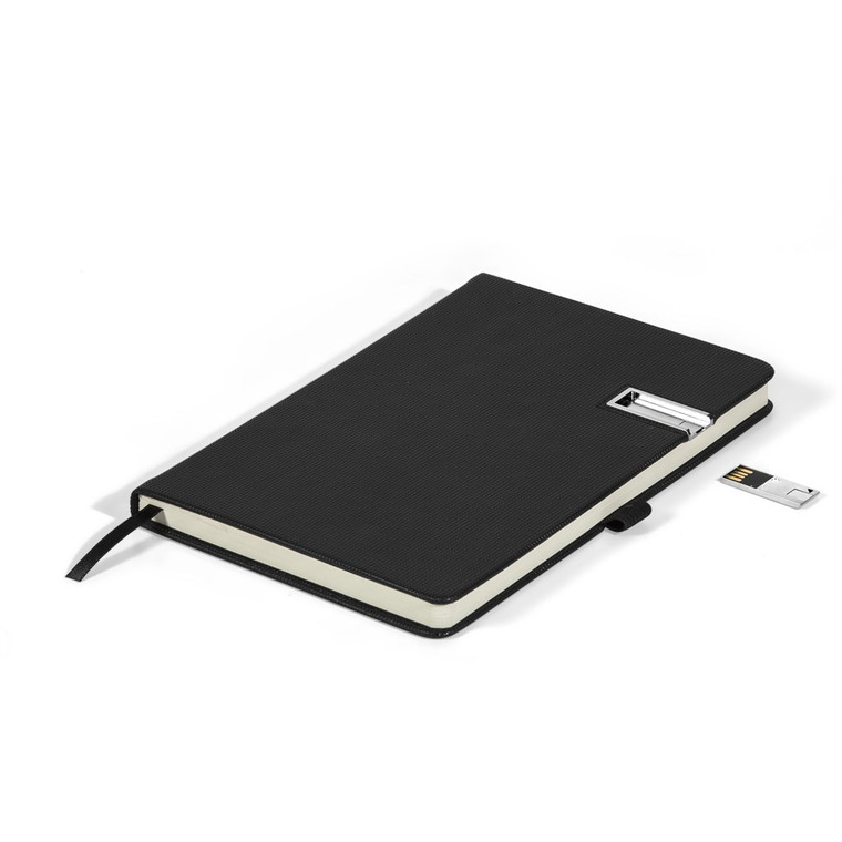 hard cover notebook with 8GB USB