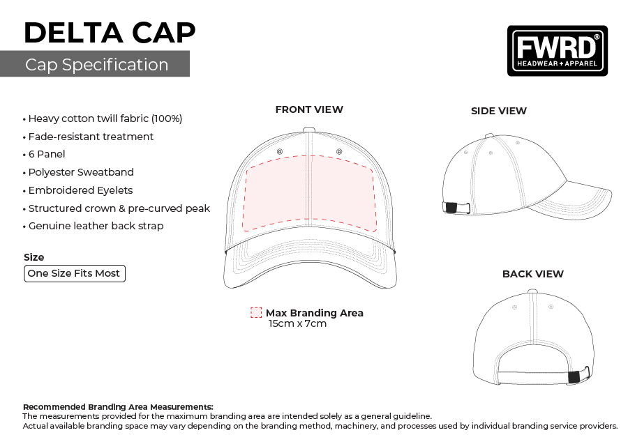 delta cap info