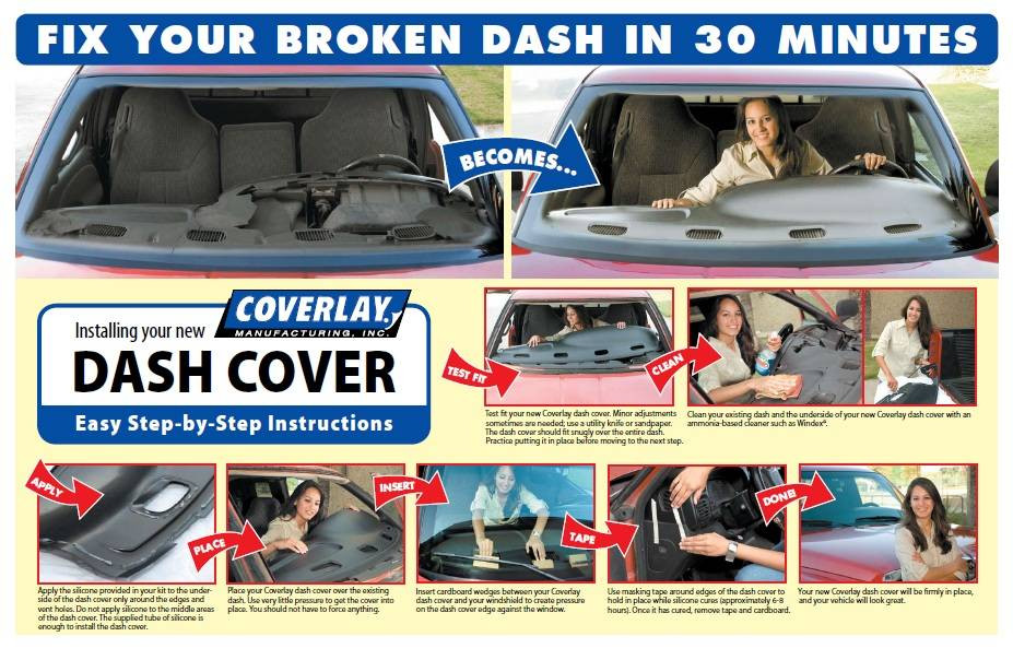 Coverlay Neutral Dash Cover 10-720-NTL For 80-86 Nissan Datsun 720 Pickup