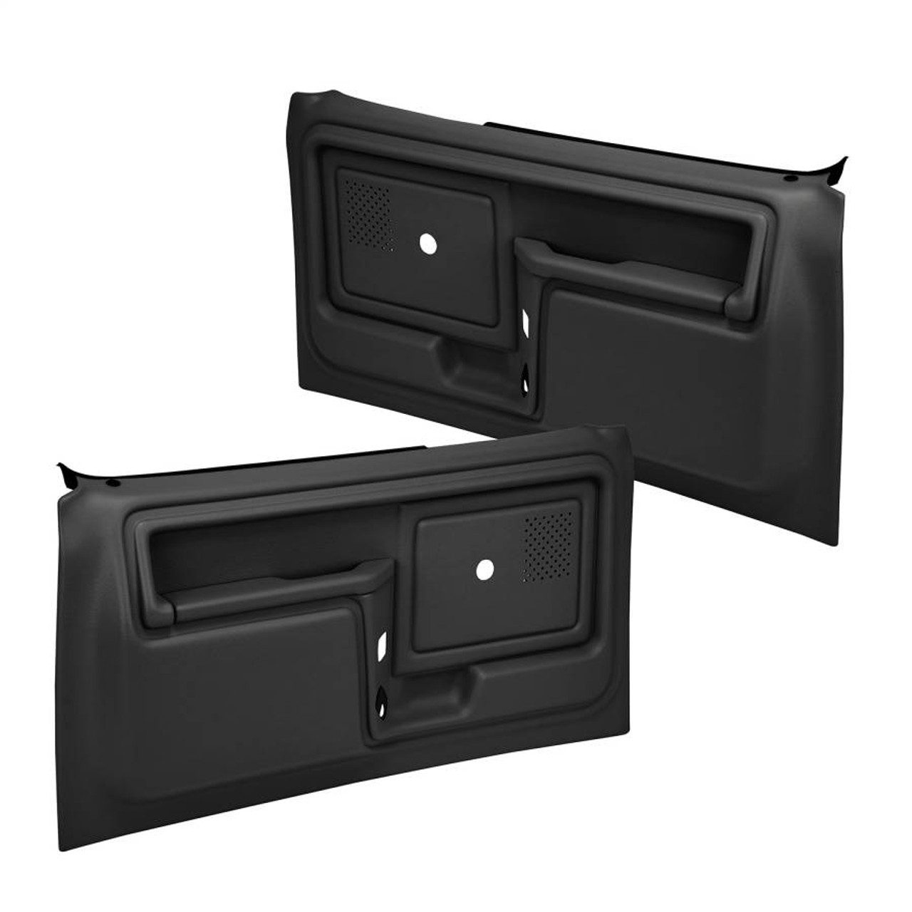 REPLACEMENT DOOR PANEL PAIR  80-86 FORD F-SERIES PICKUP, BRONCO (POWER LOCKS ONLY)