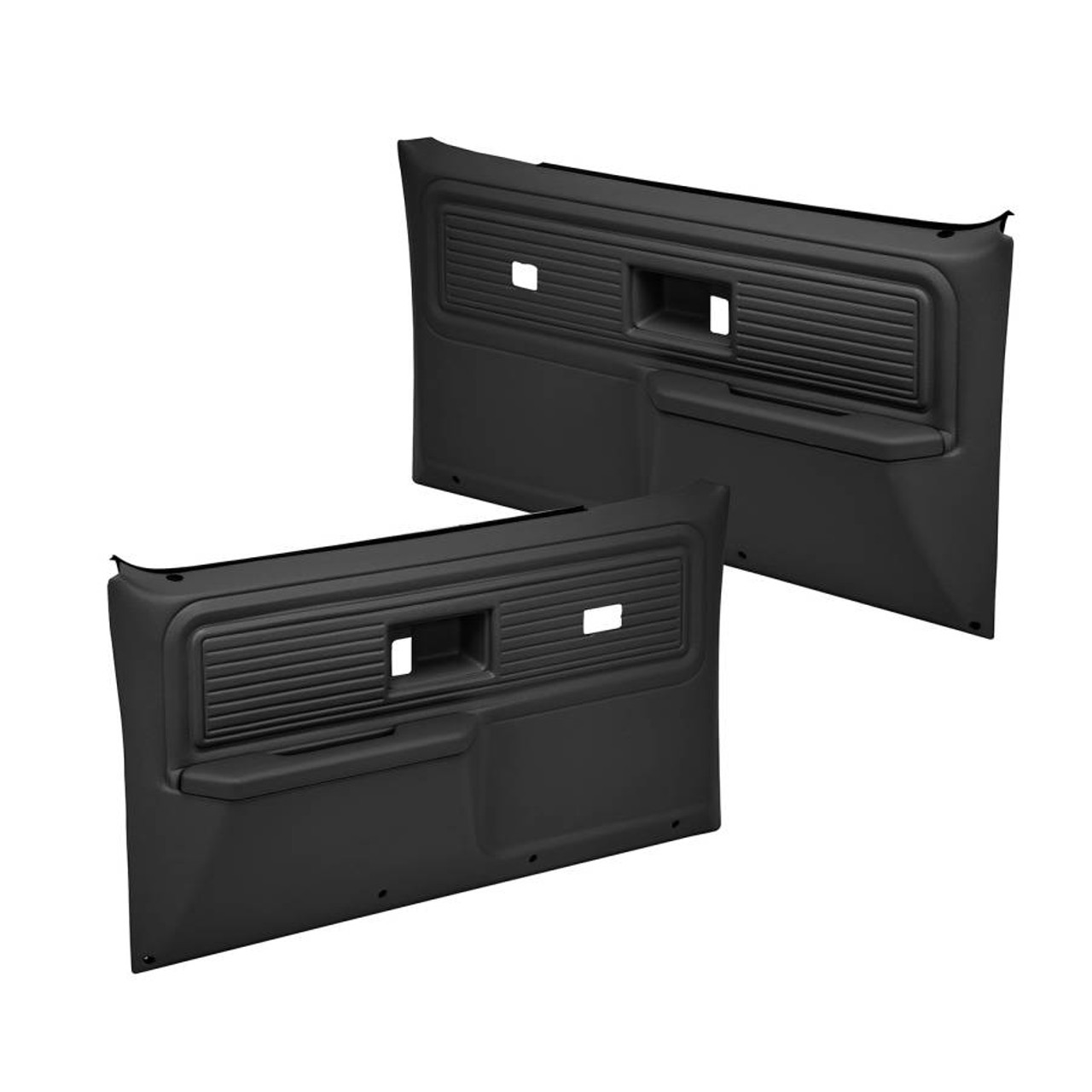 REPLACEMENT DOOR PANEL PAIR  77-80 CHEVROLET PICKUP, BLAZER, SUBURBAN, GMC PICKUP, JIMMY (POWER WINDOWS ONLY)