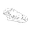 HUSTLER 550753 - SERVICE DECK 54" FSD - HUSTLER genuine Part Number 550753