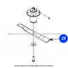 Parts lookup Hustler 601012 Blade OEM diagram