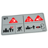 HUSTLER 604222 - DECAL DANGER / OBJECTS - Image 1