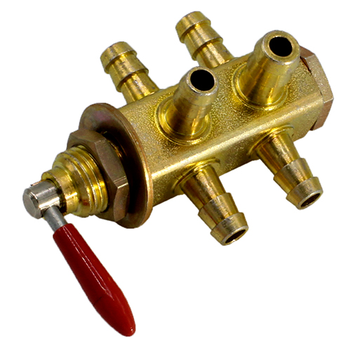 HUSTLER 791269 FUEL VALVE 3-WAY DOUBLE - Genuine Part