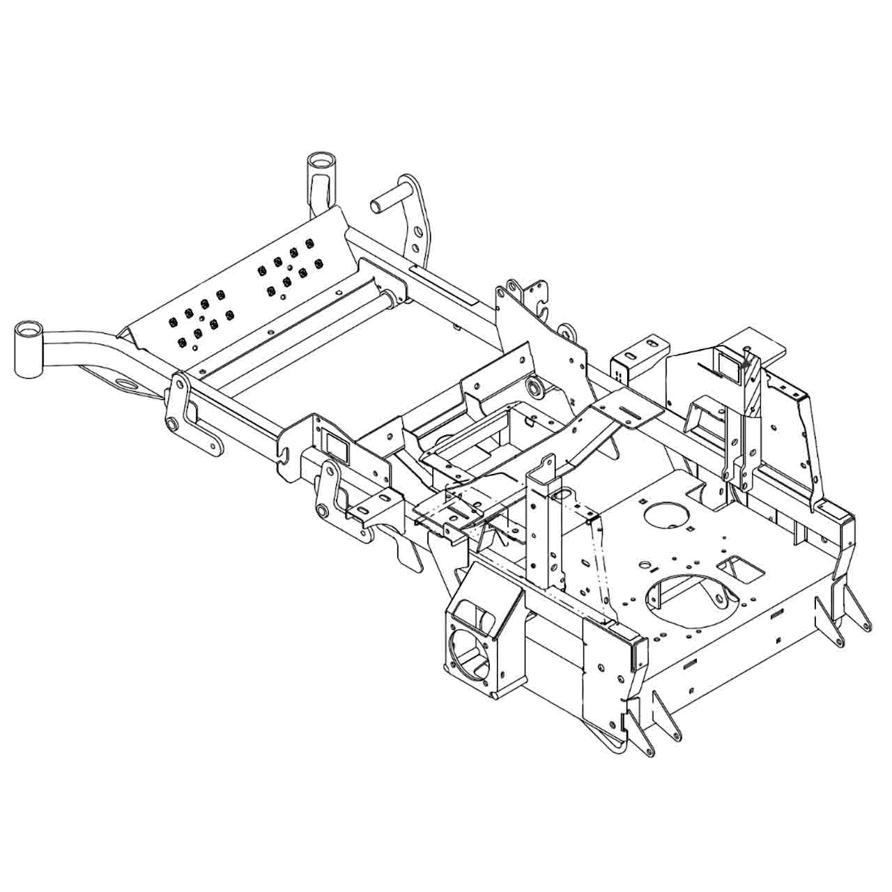 553269 - SERVICE FRAME - HUSTLER Genuine Part