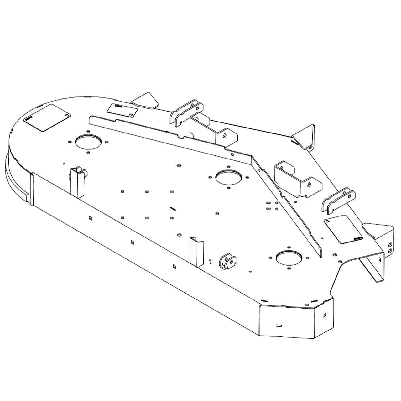 553913 - SERVICE DECK DECAL ASSY - HUSTLER Genuine Part