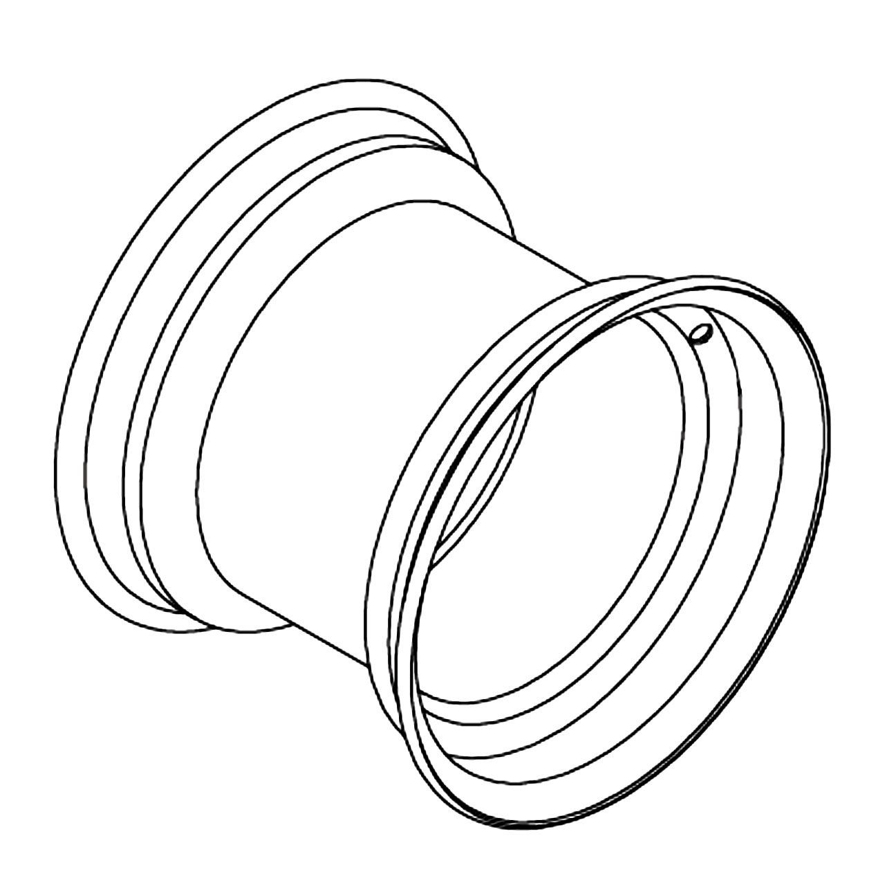 606135 - WHL 10X8.50 4X4.0 SLV - HUSTLER Genuine Part