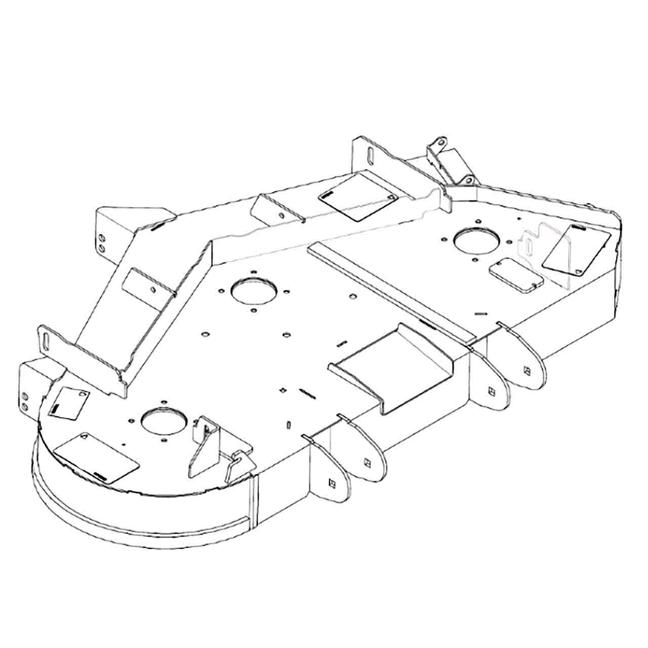 554452 - SVC DECK DECAL ASSY - HUSTLER Genuine Part