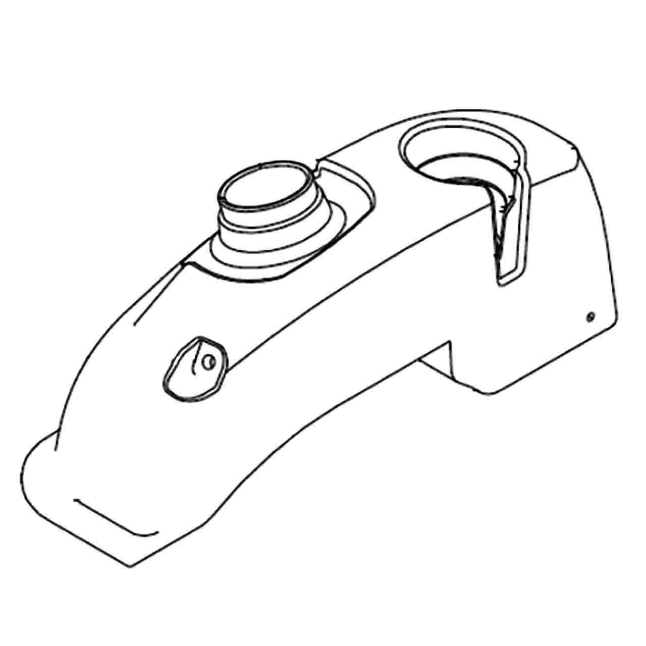 HUSTLER 110081 TANK LH SPORT - Genuine Part