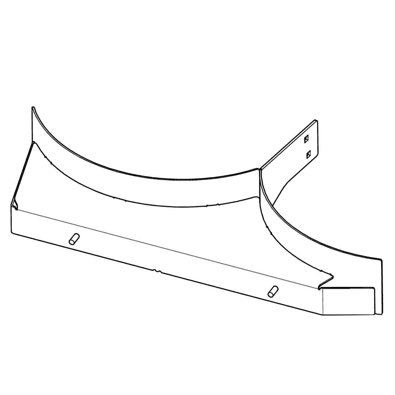 HUSTLER 113611 - MULCH CENTER RIGHT - HUSTLER genuine Part Number