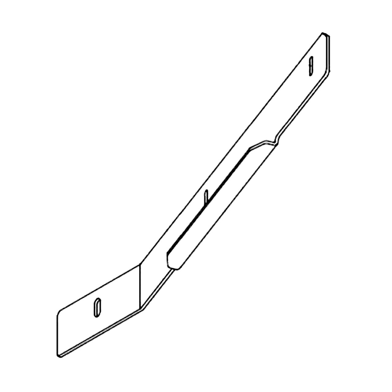 5/07×18 6/07×6 114204 - BAFFLE ADJUSTABLE 60 RS - HUSTLER Genuine Part
