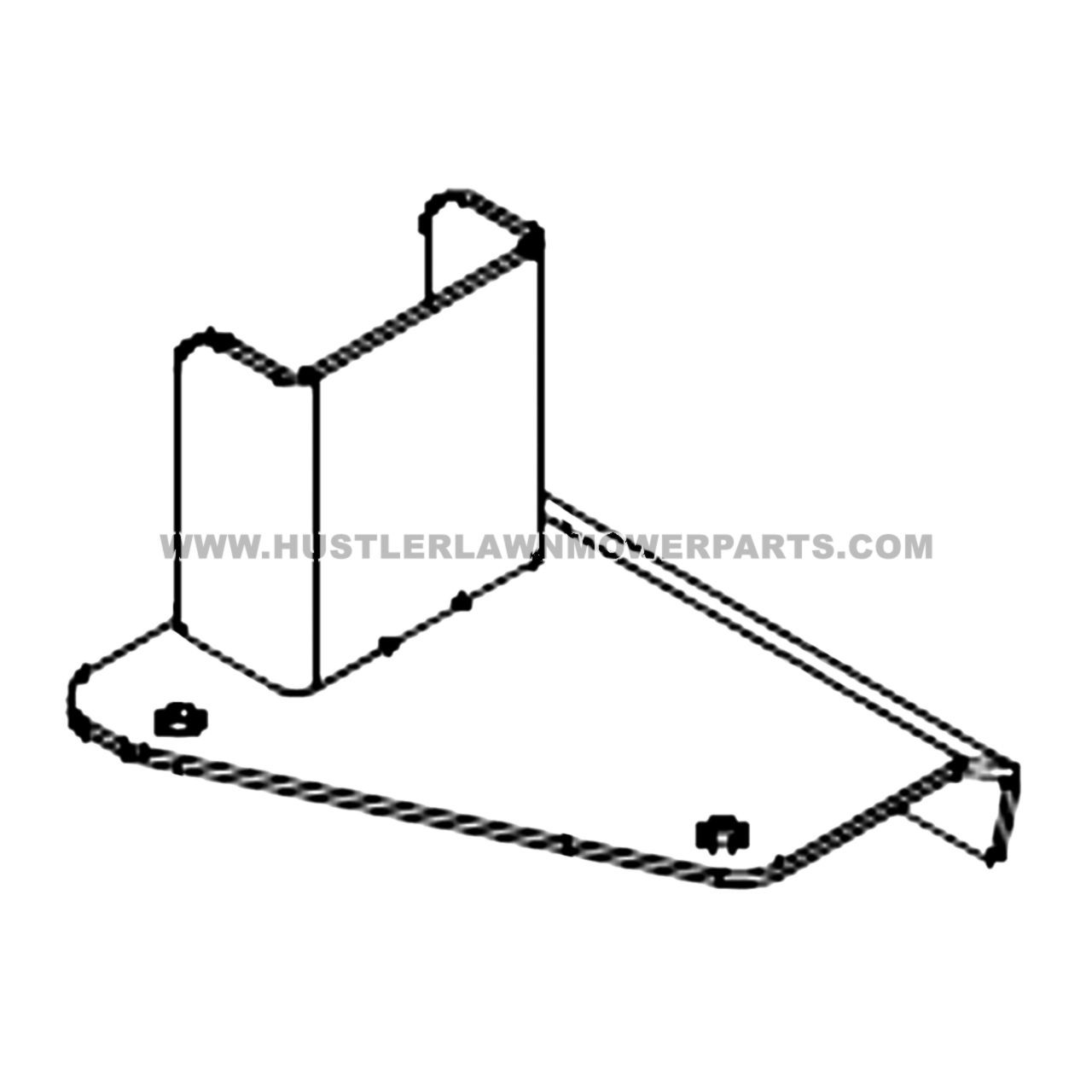 ✩.*˚ 119480 - BELT GUIDE W/A - HUSTLER Genuine Part