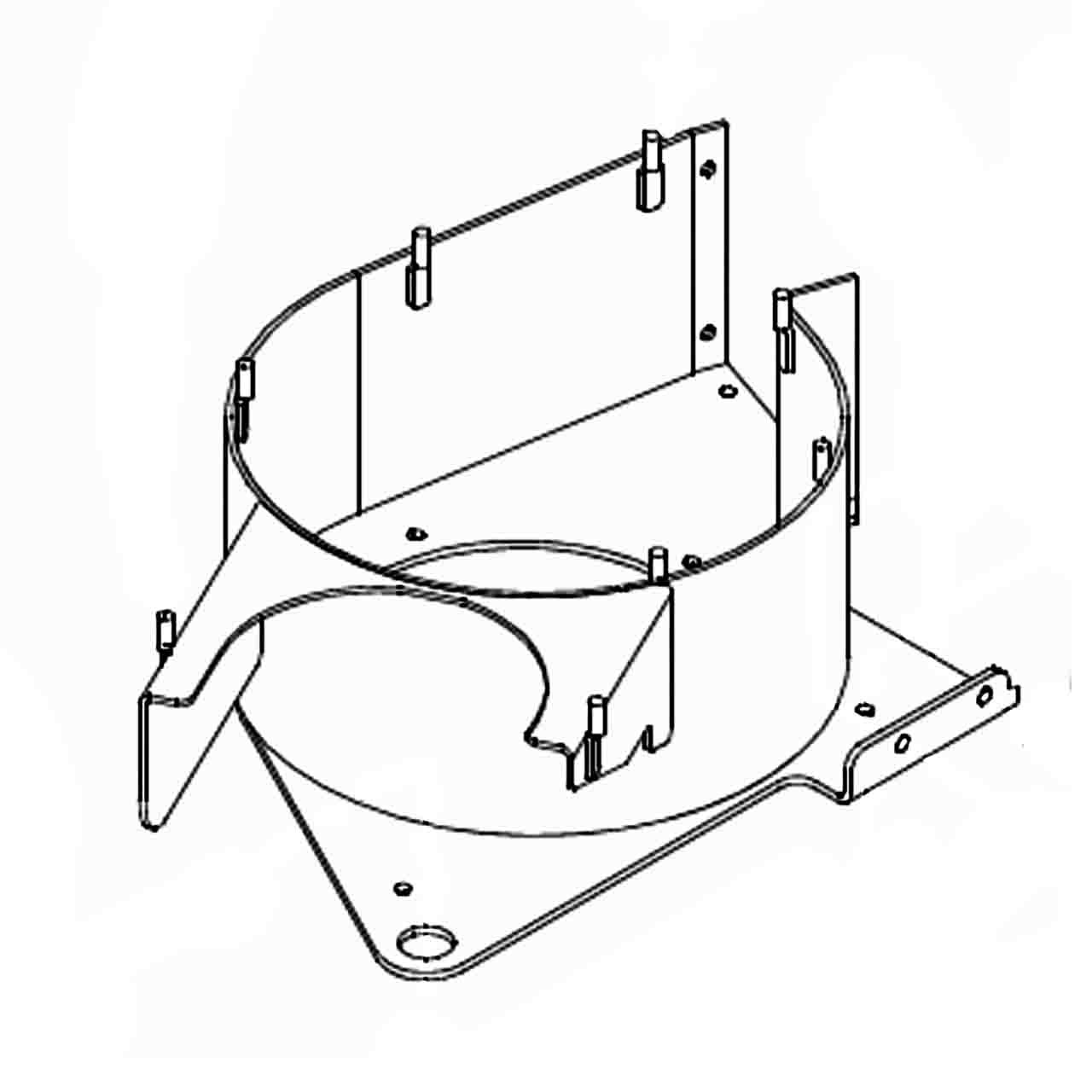 【Arl Dainarygee 】 376277 - BLOWER HOUSING W/A - HUSTLER Genuine Part