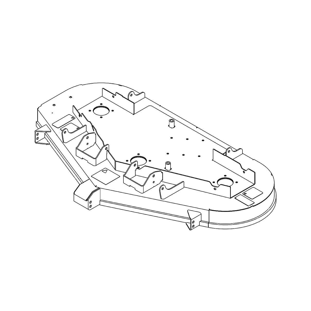 hustlerock出品 HUSTLER 550753 SERVICE DECK - Genuine Part