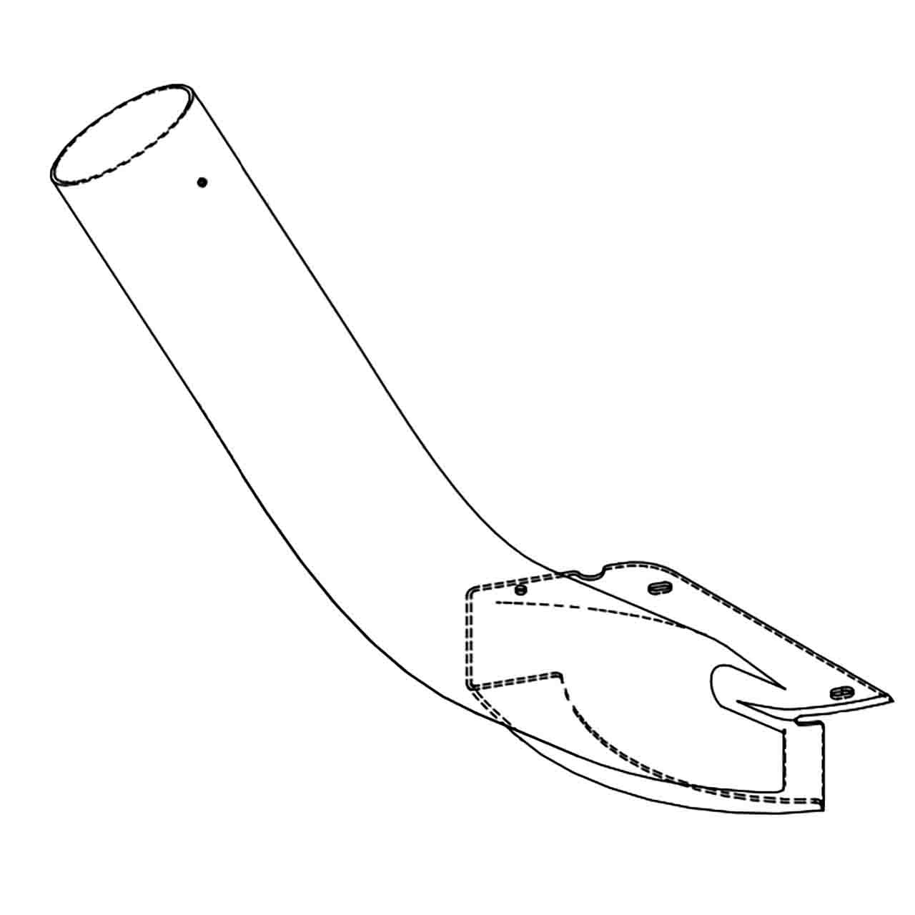 HUSTLER 602594 CATCHER CHUTE - Genuine Part