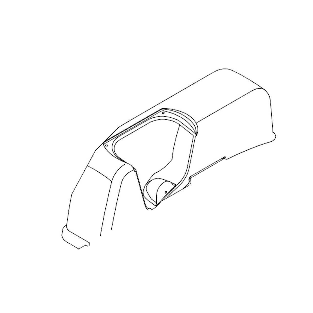 602909 FENDER RIGHT SIDE HUSTLER Genuine Part