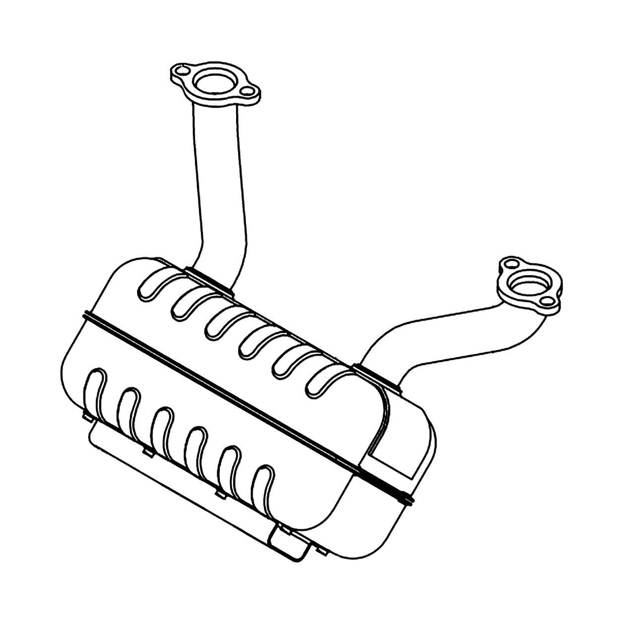 M.R.M専用 HUSTLER 602999 MUFFLER - Genuine Part