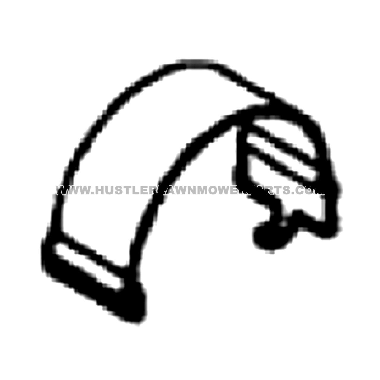 専用⑲ 398119972 - CLAMP AIR CLEANER - HUSTLER Genuine Part