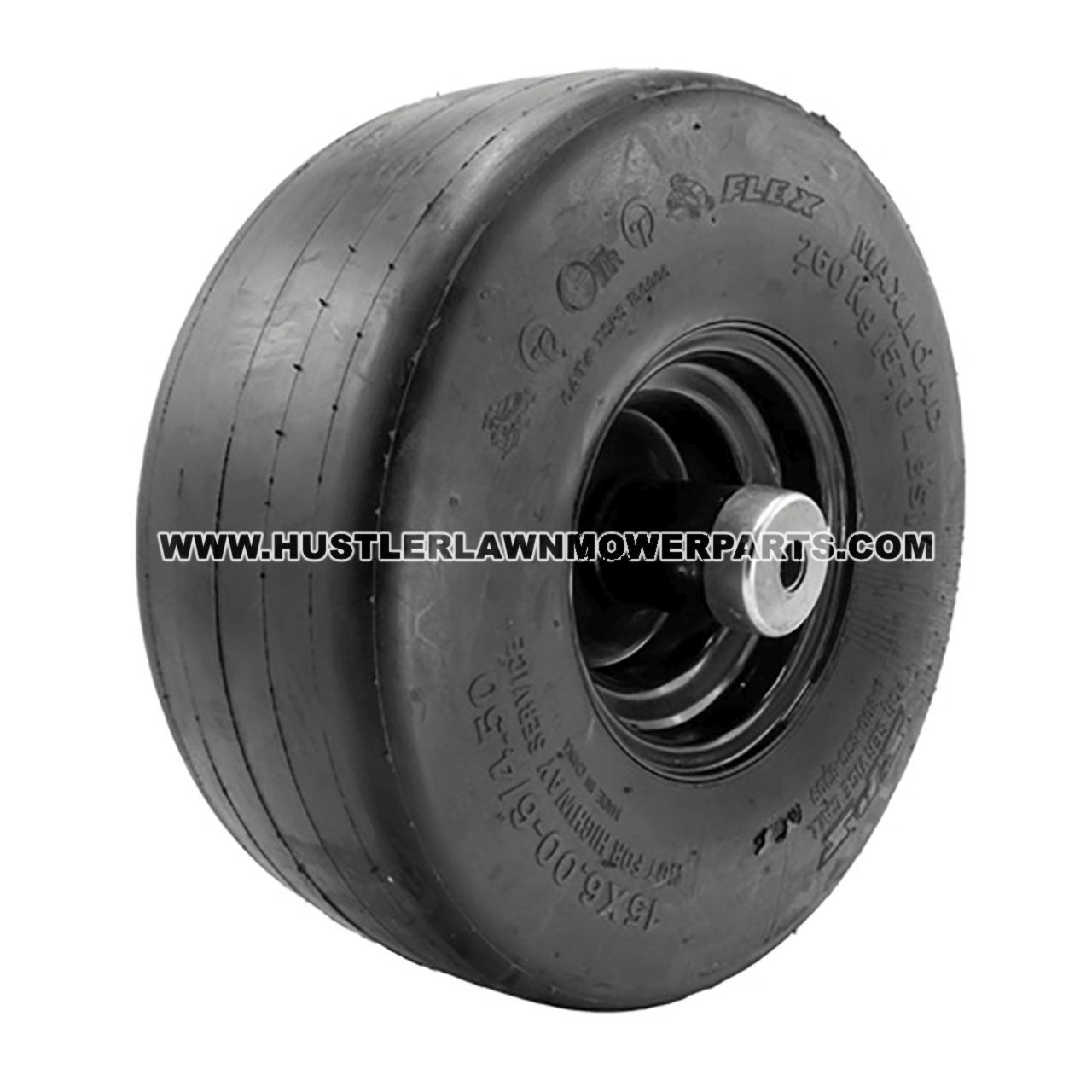 特価ブランド 607689 HUSTLER - genuine HUSTLER - BLK 15X6.00-6 TIRE/WHEEL その他