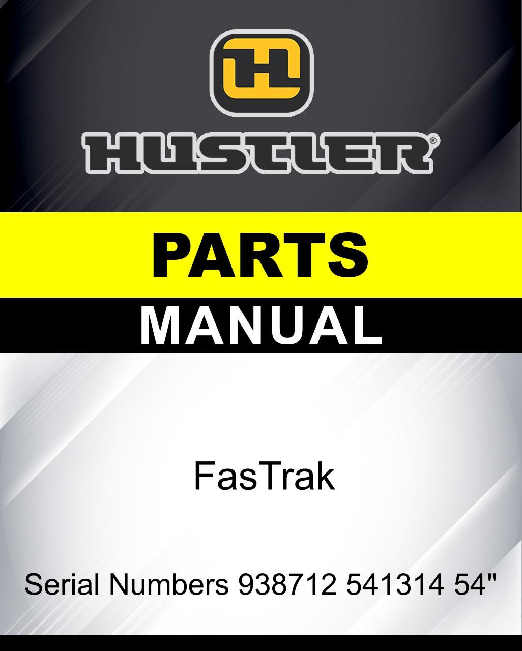 Hustler FasTrak SN 938712 541314 54