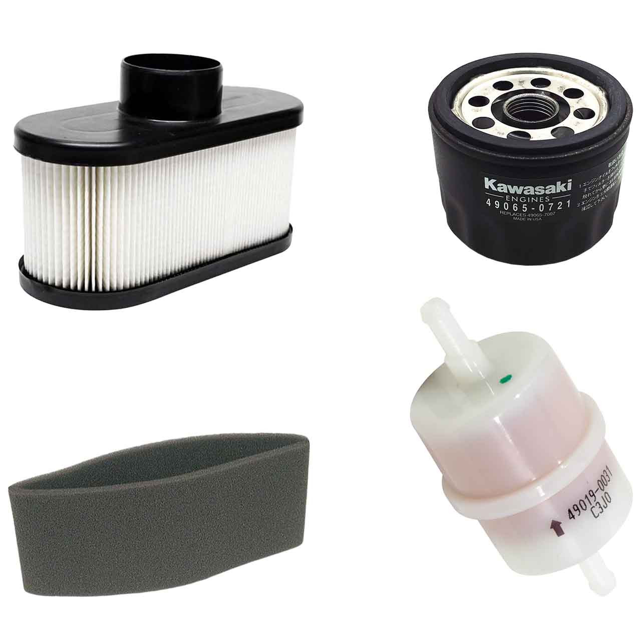 Hustler Fastrak 48 Kawasaki FR651V 21.5 HP Filter Kit OEM
