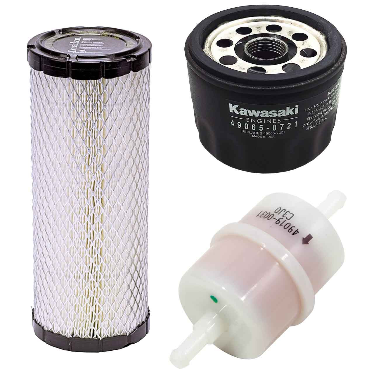 Hustler Fastrak 48, SD, SDX Kawasaki FX691V 22 HP Filter Kit OEM