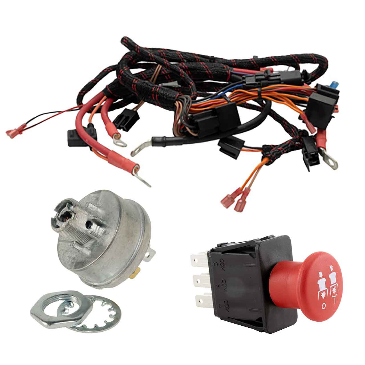 Wire Harness Kit For Hustler Raptor X Kawasaki FR600 (18hp) 42