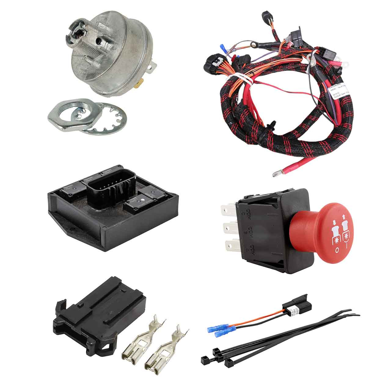鍛錬ケーブル Wire Harness Kit For Hustler SurferPro Kawasaki FS541 (15hp) 34