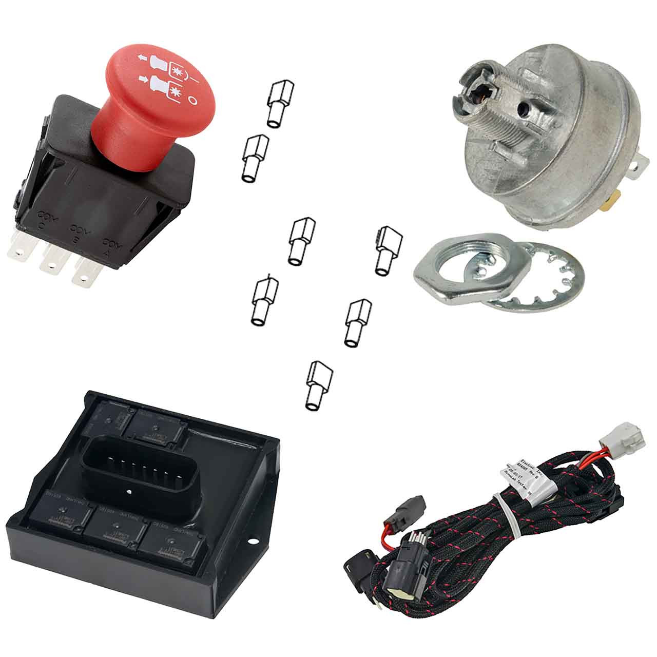 Wire Harness Kit For Hustler Super 104 Kawasaki FX1000 EFI (38.5hp