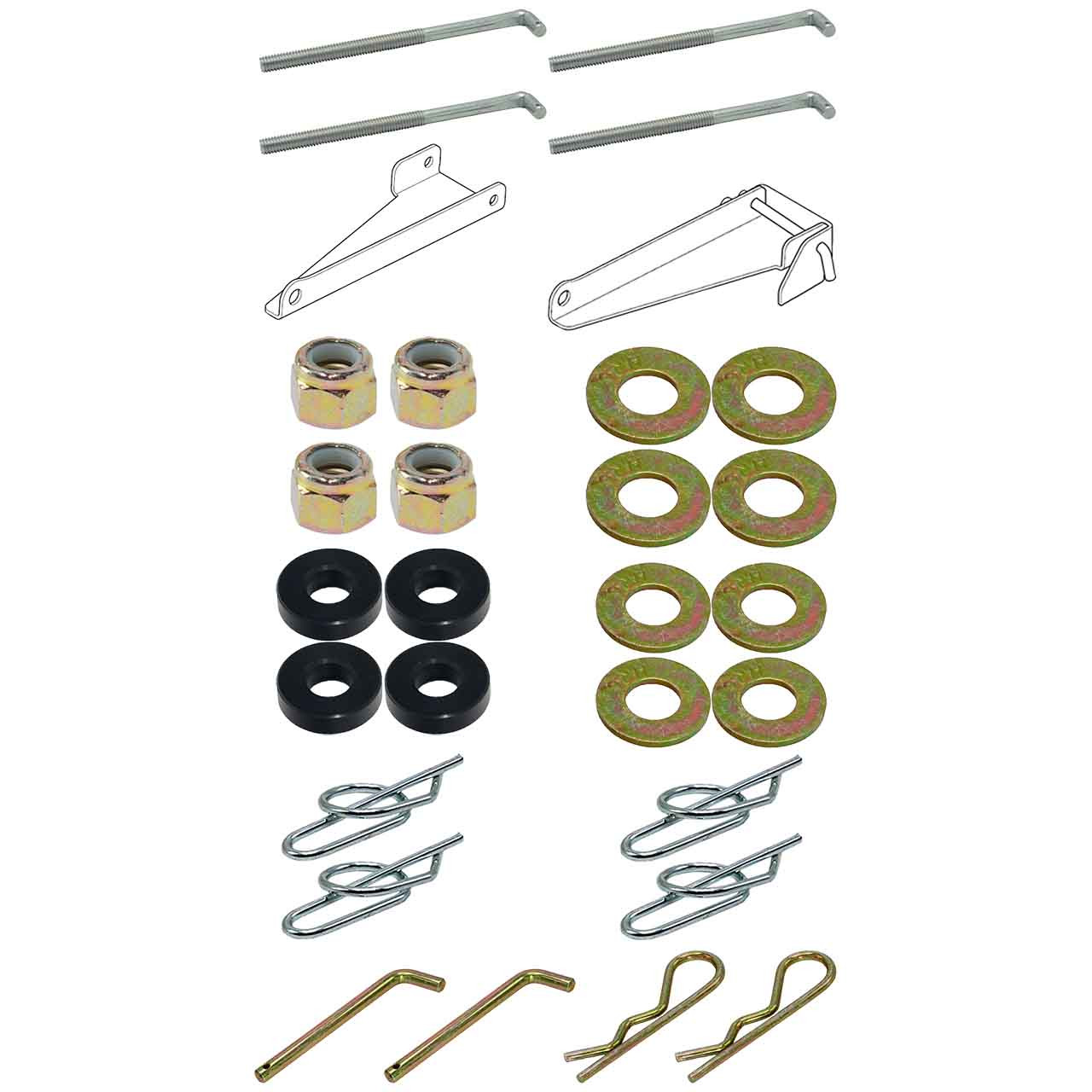 Deck Hanger And Puller Kit For Hustler Raptor XDX 54 Model 939835