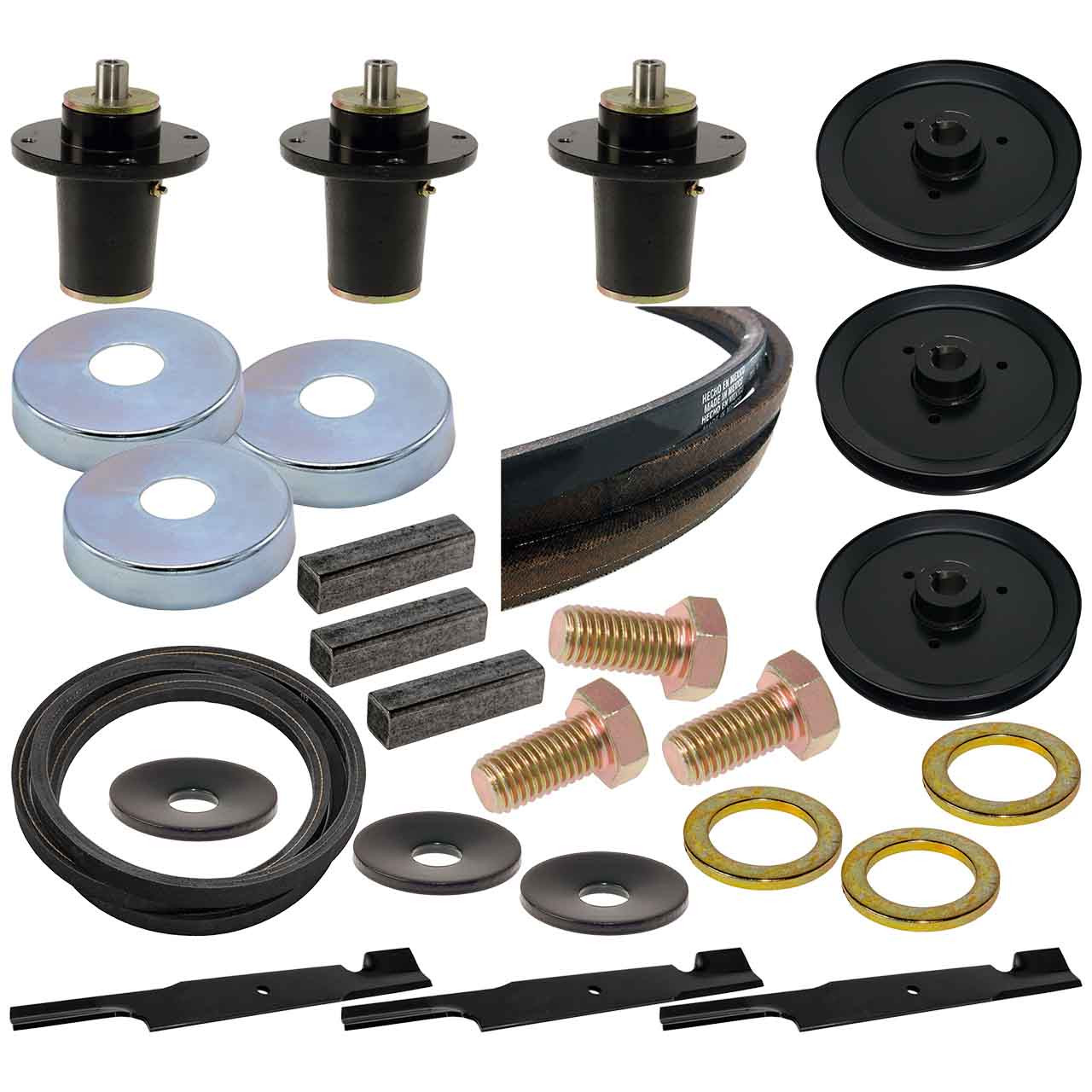 Complete Deck Moving Parts Maintenance Kit For Hustler Super Z 66
