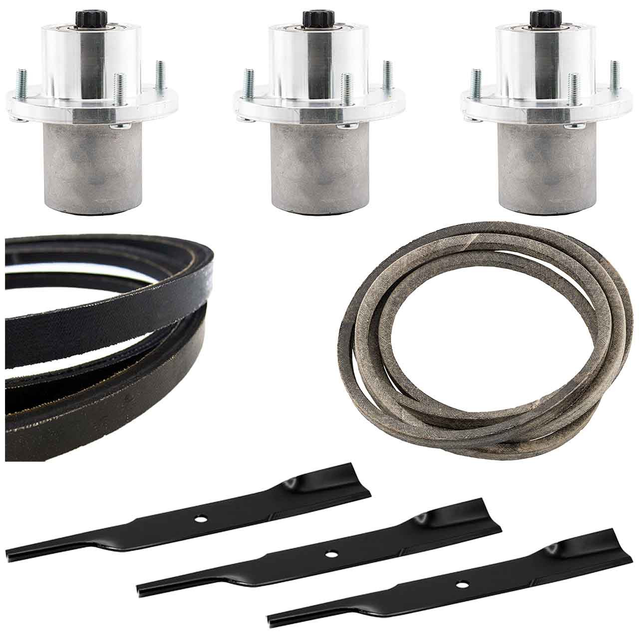 hustlerock出品 Spindle and Blade & Belt Kit For Hustler FasTrak SDX 54