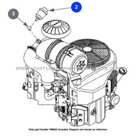 Parts lookup Hustler 788943 Air Filter Indicator OEM diagram