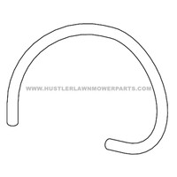 HUSTLER 606108 - LH PUMP RETURN HOSE - Image 2